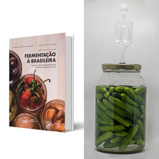 Kit Livro + Fermentador Vidro 3 Litros