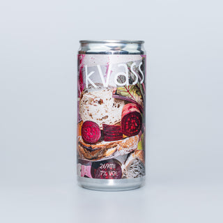 Kvass - fermentado de pão de centeio e beterraba 269ml