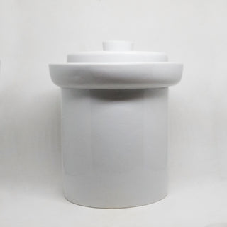 Pote de porcelana para fermentação - branco